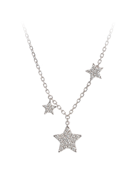 K18WG Diamond Necklace