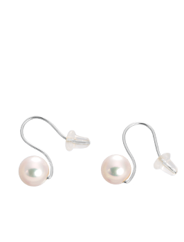 K18WG Akoya Pearl Pierced Earrings