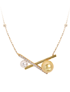 K18YG South Sea Pearl Akoya Pearl Necklace