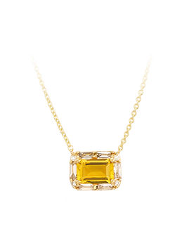 K18YG Heliodor Necklace