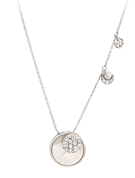 K18WG Shell Pendant