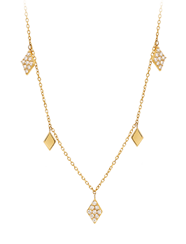 K18YG Diamond Necklace