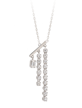 K18WG Diamond Necklace