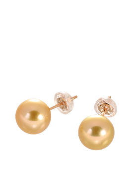 K18PG South Sea Pearl Pierced Earrings