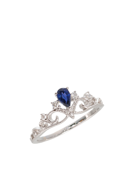 K18WG Sapphire Ring